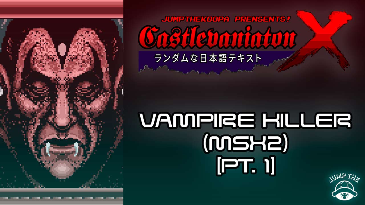 Portada Vampire Killer (MSX2) [Pt.1]